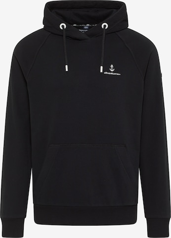 DreiMaster Maritim Sweatshirt 'Kilata' in Black: front