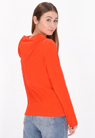 Veste en polaire swirly en orange