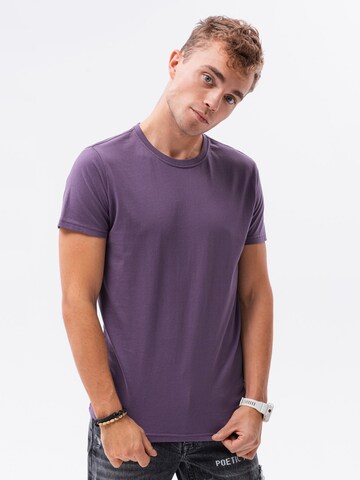 T-Shirt 'S1370' Ombre en violet : devant