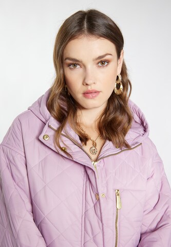 faina Between-seasons coat 'Nascita' in Purple