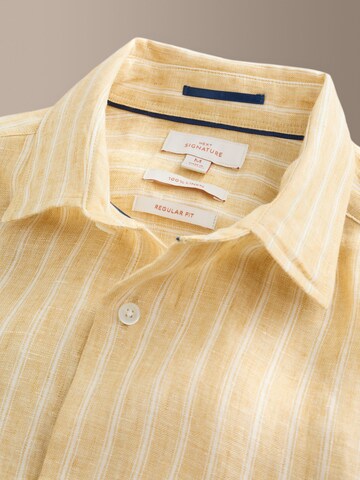 Coupe regular Chemise Next en jaune