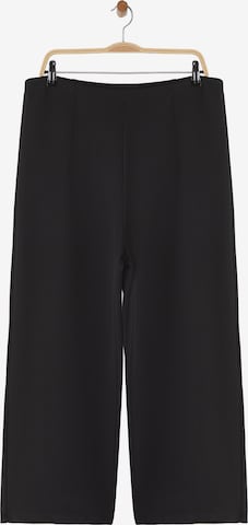 Trendyol Curve Wide Leg Laskoshousut värissä musta: etupuoli