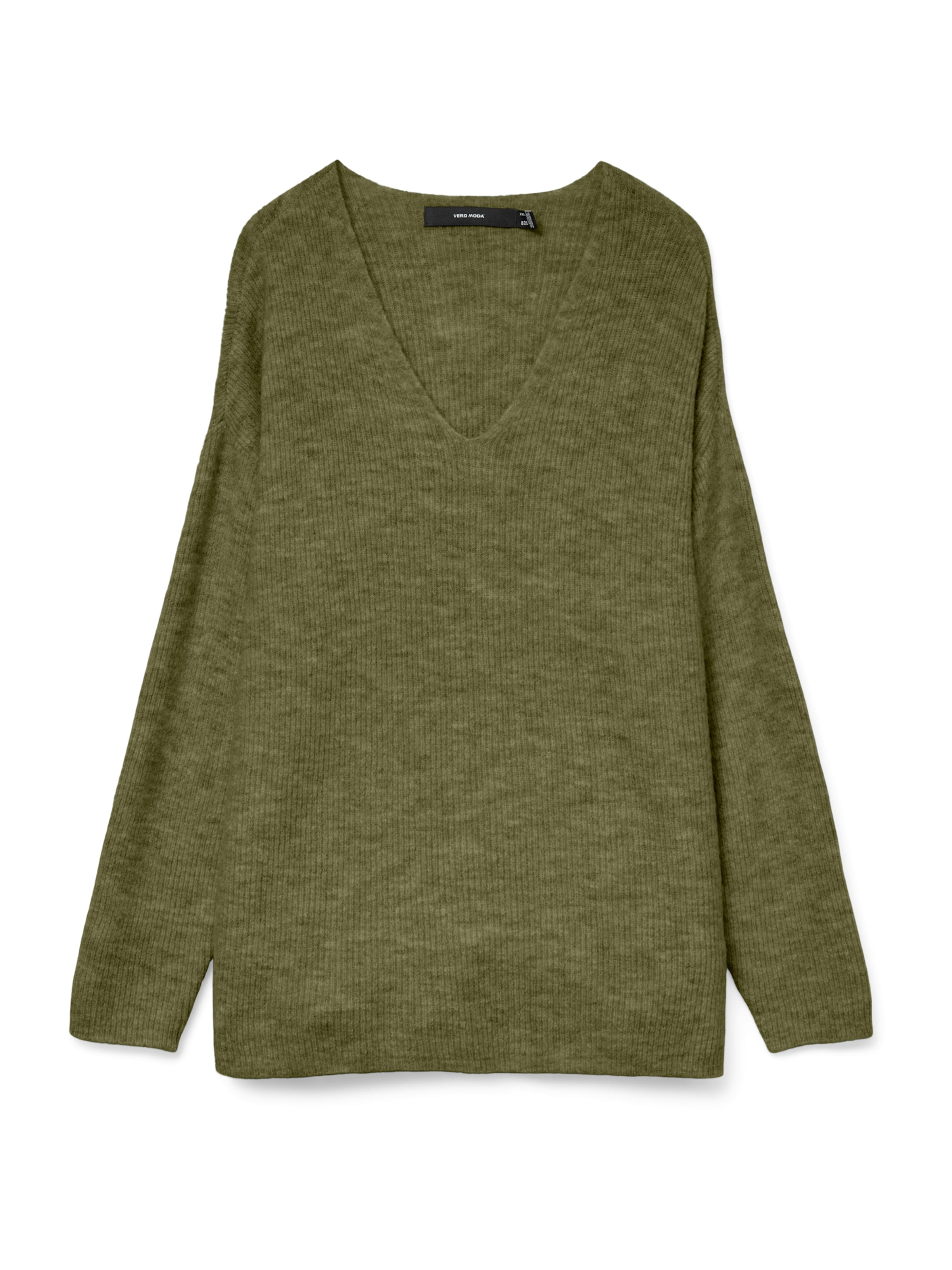 Pull-over 'VMLefile' VERO MODA en vert : devant