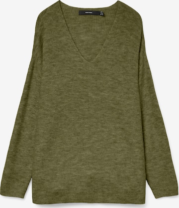 VERO MODA Tröja 'VMLefile' i grön: framsida