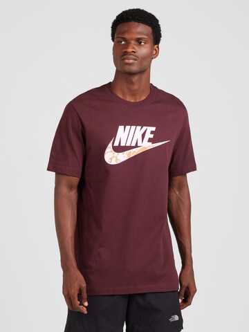 Nike Sportswear Shirt 'FUTURA' in Red: front