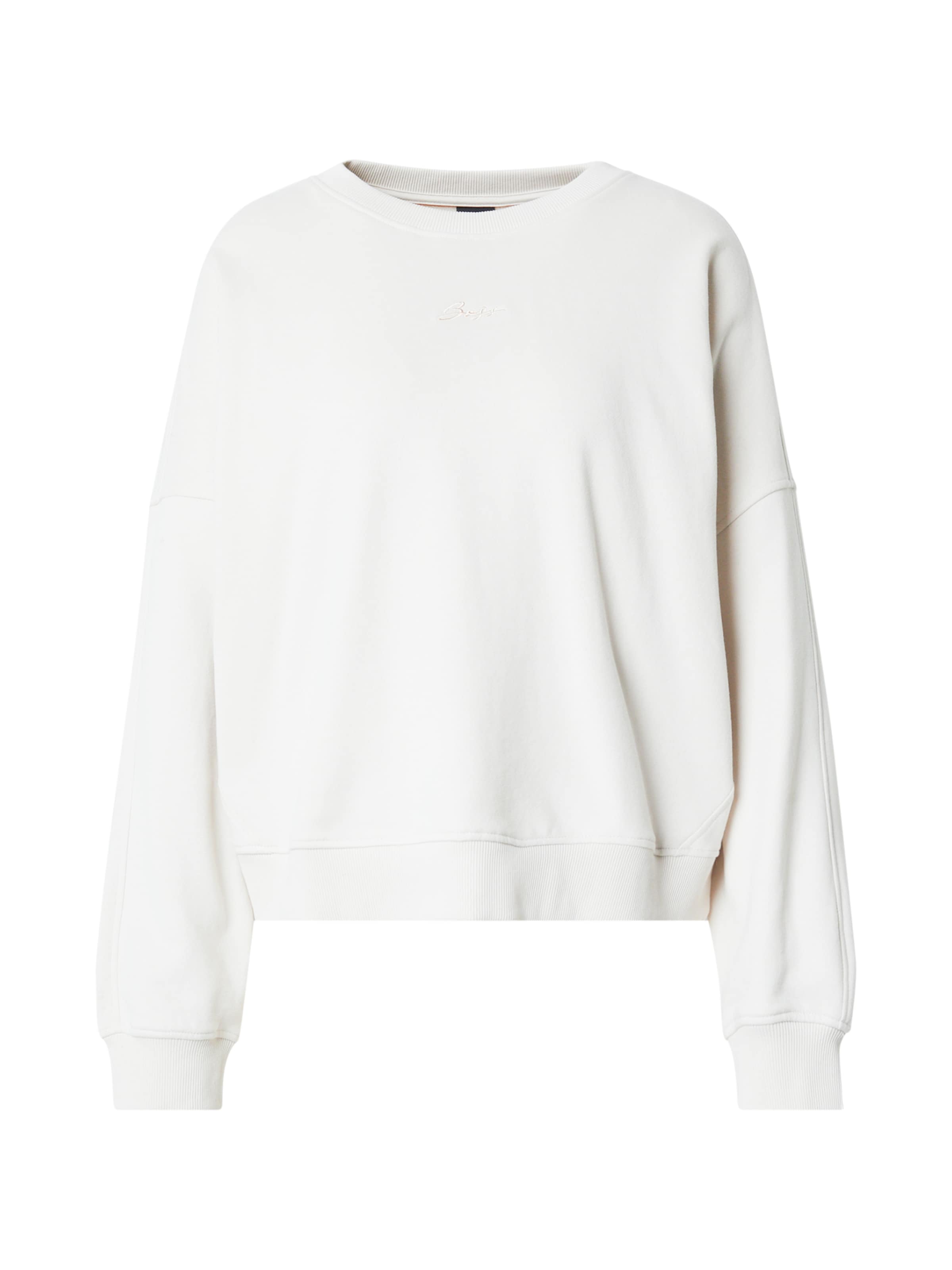 Felpa 'C_Ever' di BOSS in bianco: frontale