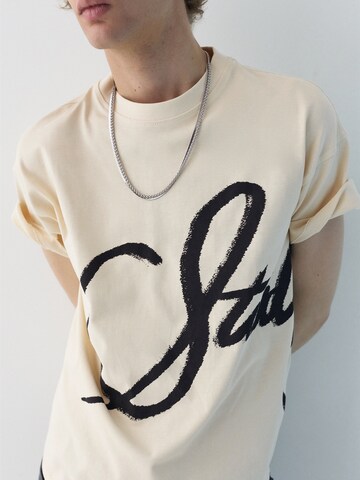 Pull&Bear Shirt 'STWD' in Wit