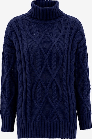 BLONDA - Pullover em azul: frente