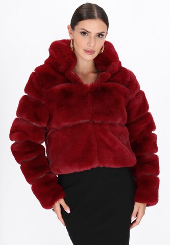 faina - Casaco de inverno em vermelho: frente