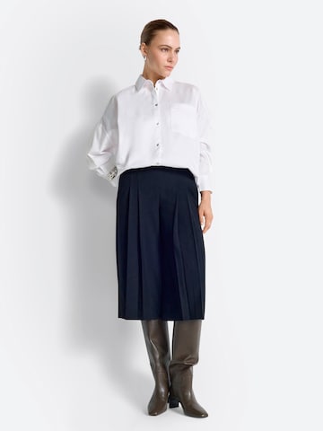 Rich & Royal regular Παντελόνι πλισέ σε μπλε: μπροστά