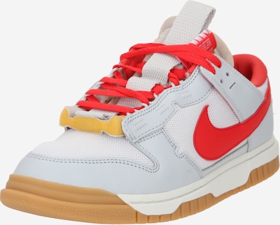 Nike Sportswear Platform trainers 'Dunk' in Light grey / Red / White, Item view