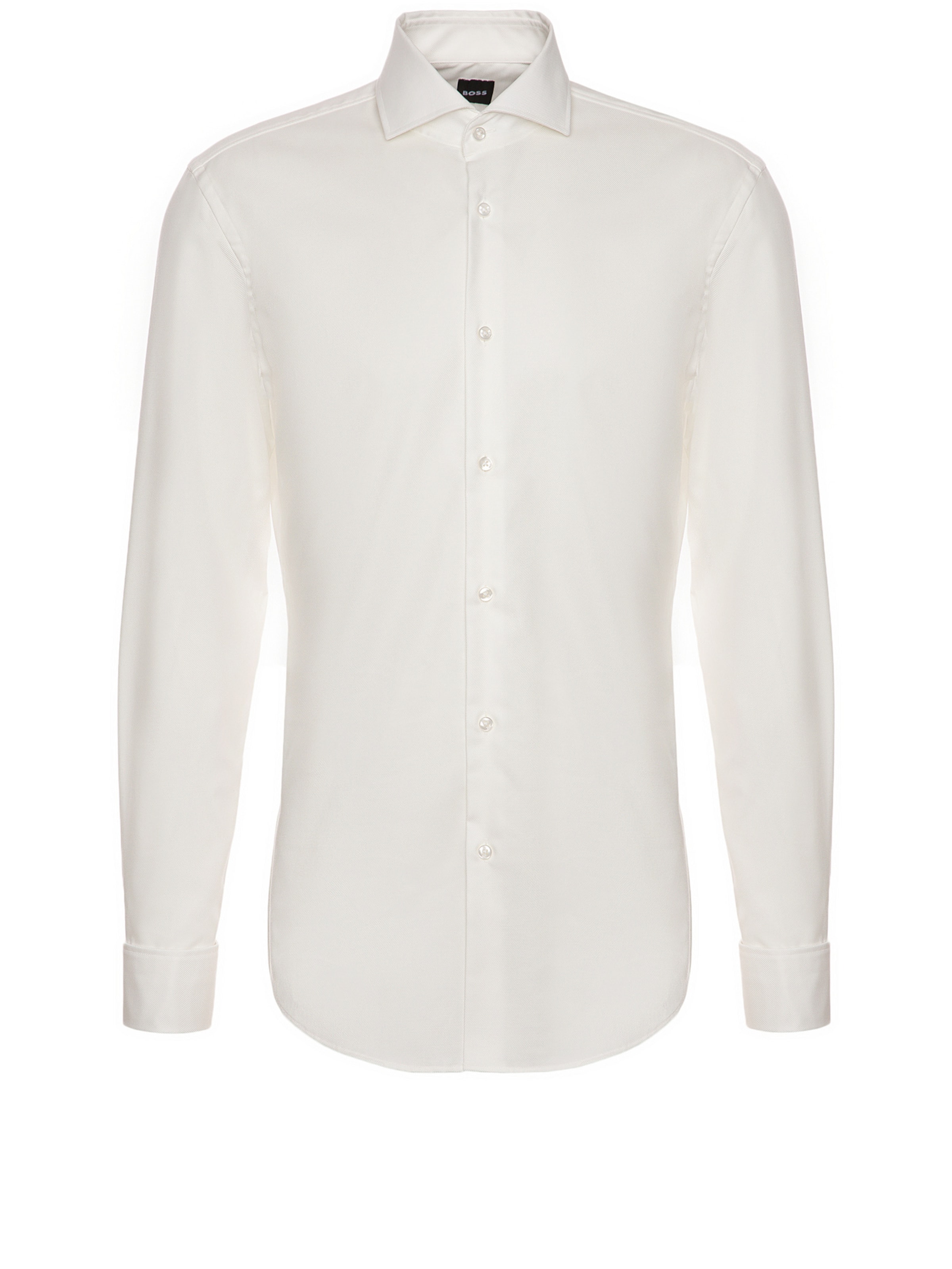 BOSS Regular Fit Hemd 'Hank' in Weiß: Vorderseite