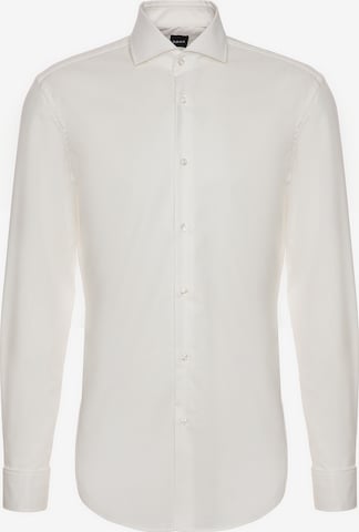 BOSS Black Regular fit Business Shirt 'Hank' in White: front