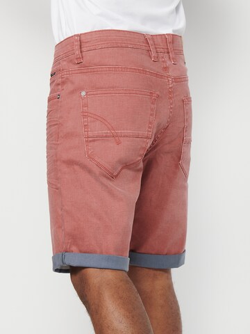 KOROSHI Regular Jeans in Red