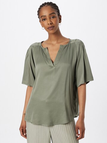 Camicia da donna 'Tago' di Ibana in verde: frontale