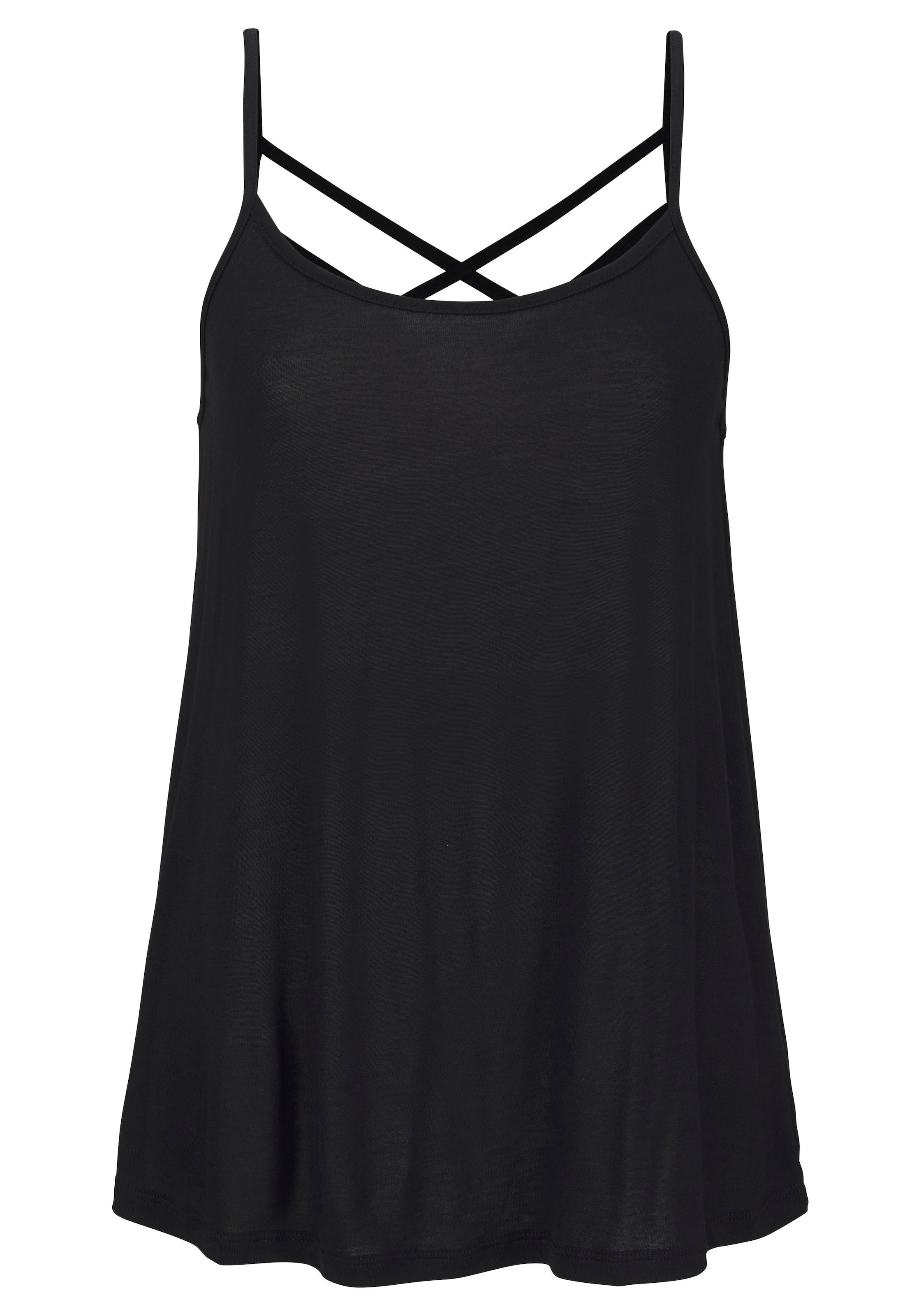 Haut &#x27;Tiffy&#x27; LASCANA en noir : devant