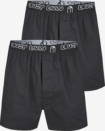 Lousy Livin Boxershorts in Schwarz: predná strana