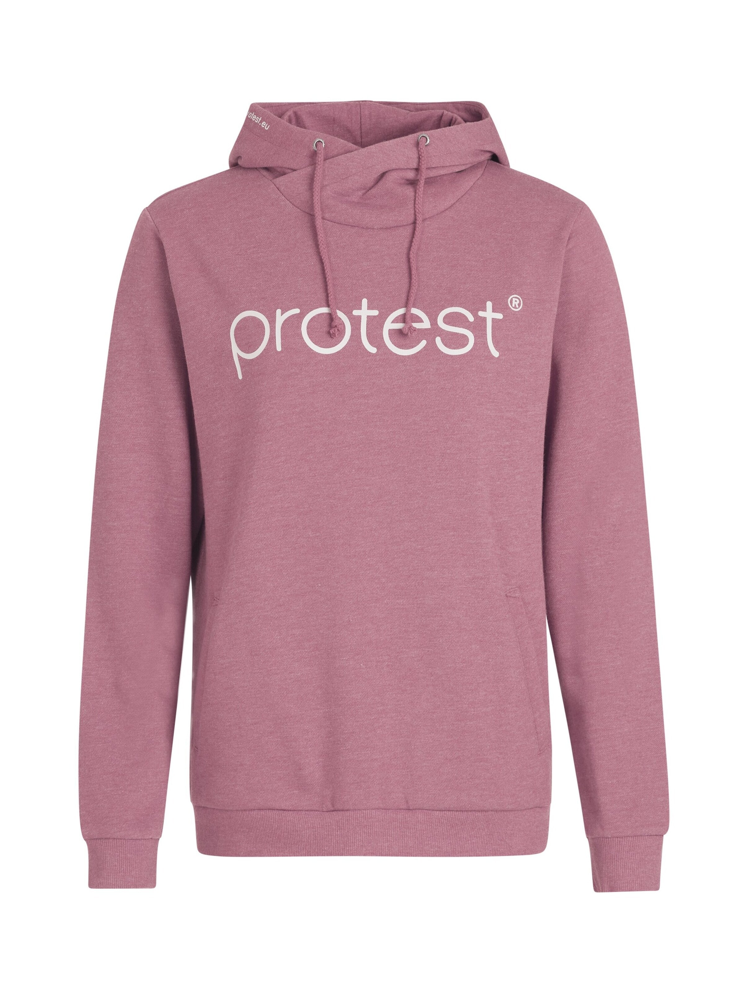 PROTEST Sweater 'CLASSIC LOGO HOODY' in Purple: front