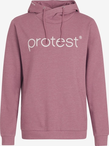 PROTEST Sweater 'CLASSIC LOGO HOODY' in Purple: front