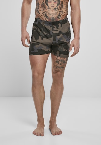 Brandit Boxershorts in Groen: voorkant