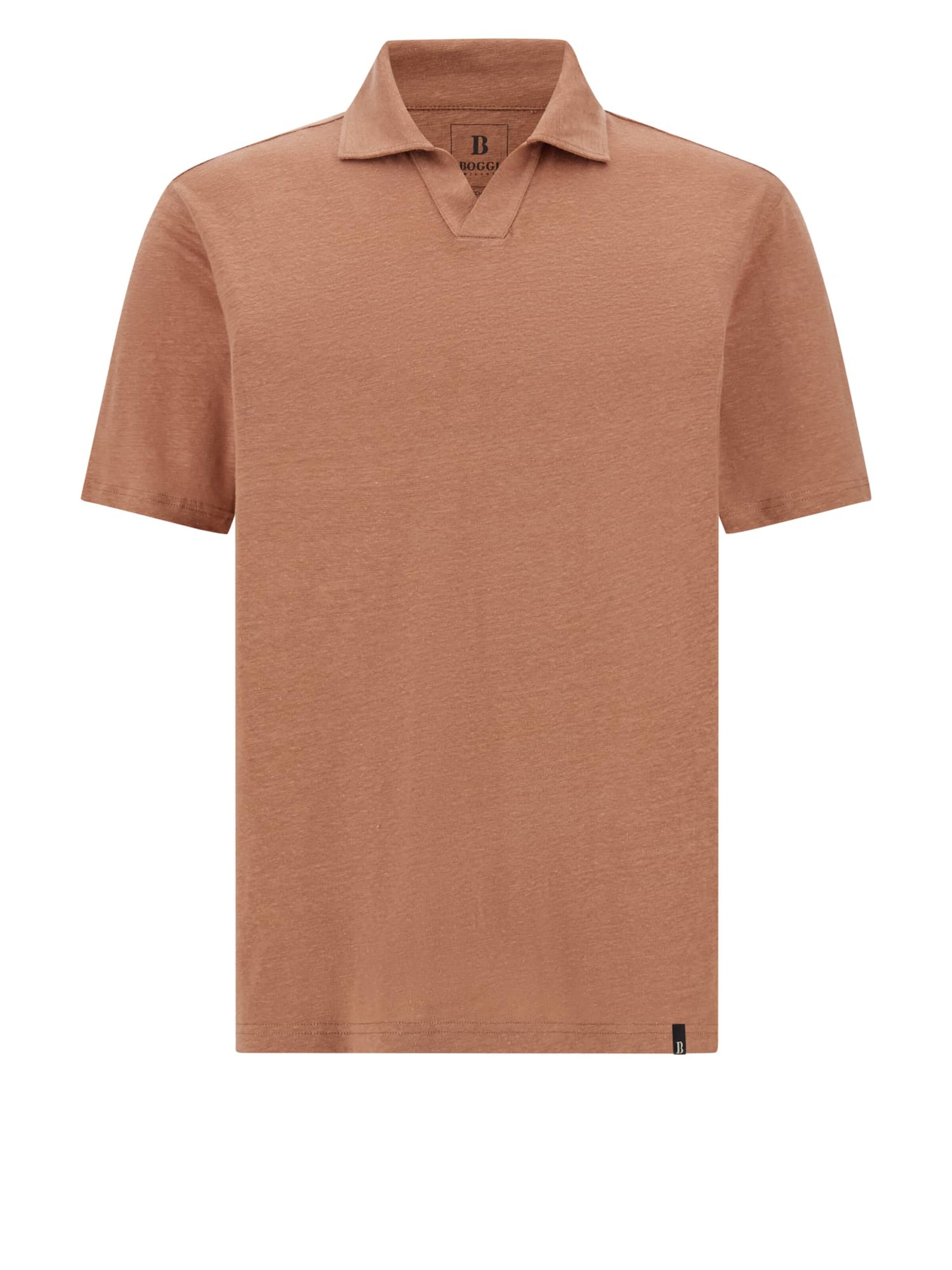 Boggi Milano T-shirt i brun: framsida