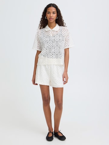 Chemisier 'IHNAIMA' ICHI en blanc