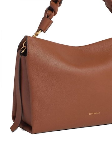 Borsa a mano 'Boheme Grana Double Shoulder Bag' di Coccinelle in marrone