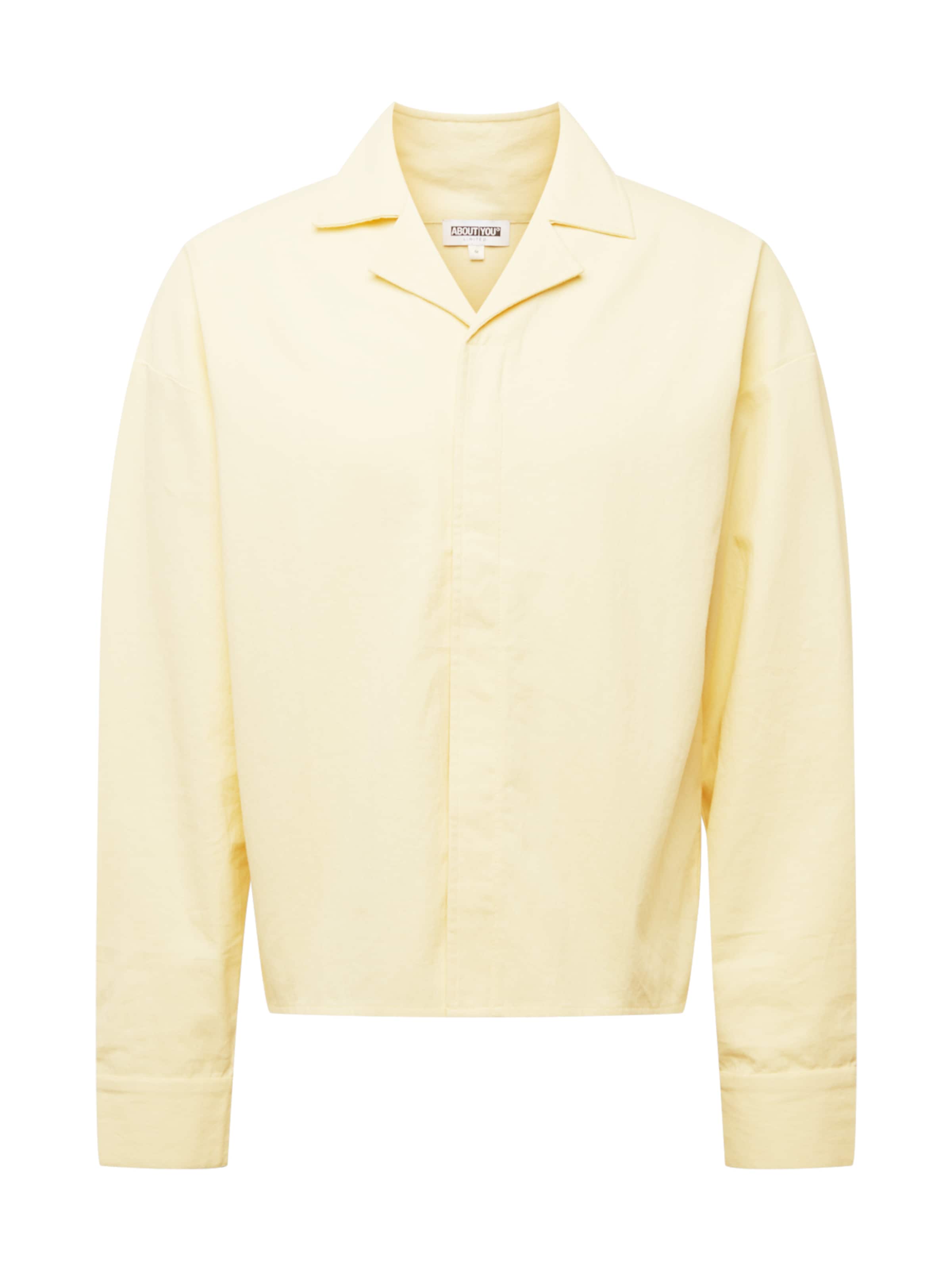 Coupe regular Chemise 'Jamie' ABOUT YOU Limited en jaune : devant