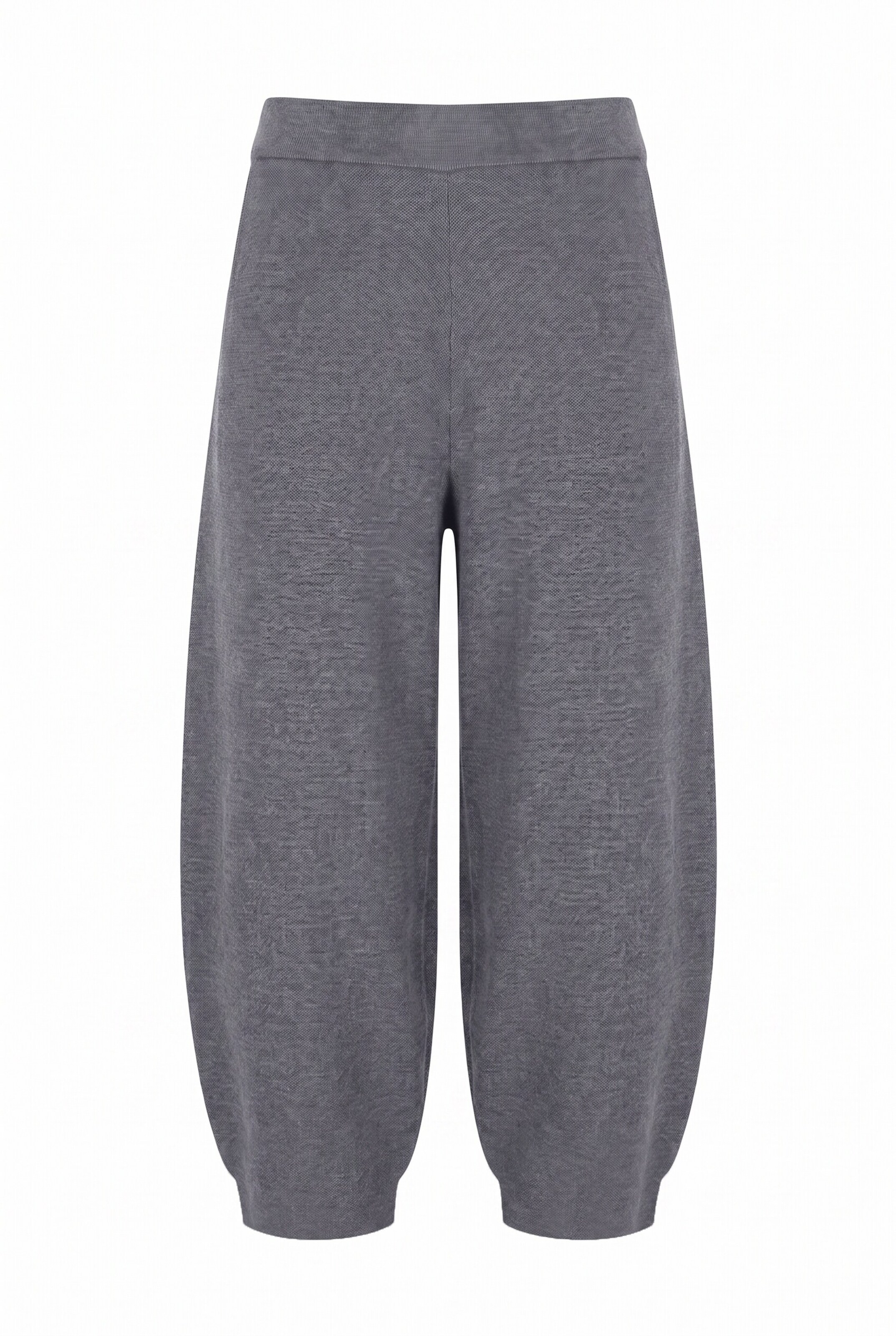Ulla Popken Loose fit Trousers 'Schlupfhose' in Grey: front