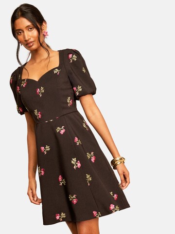 love & roses Dress in Black: front