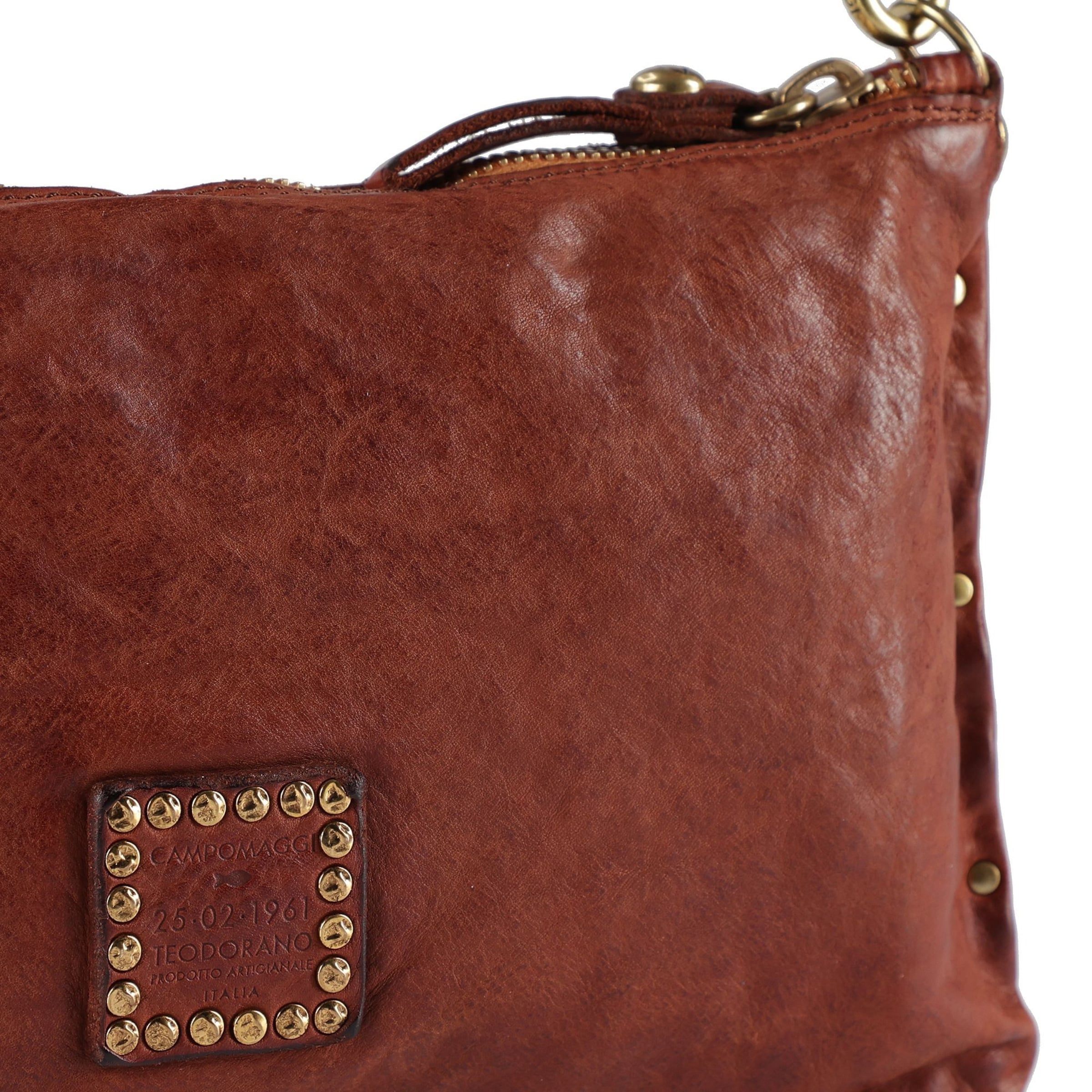 Borsa a spalla 'Mara' di Campomaggi in marrone