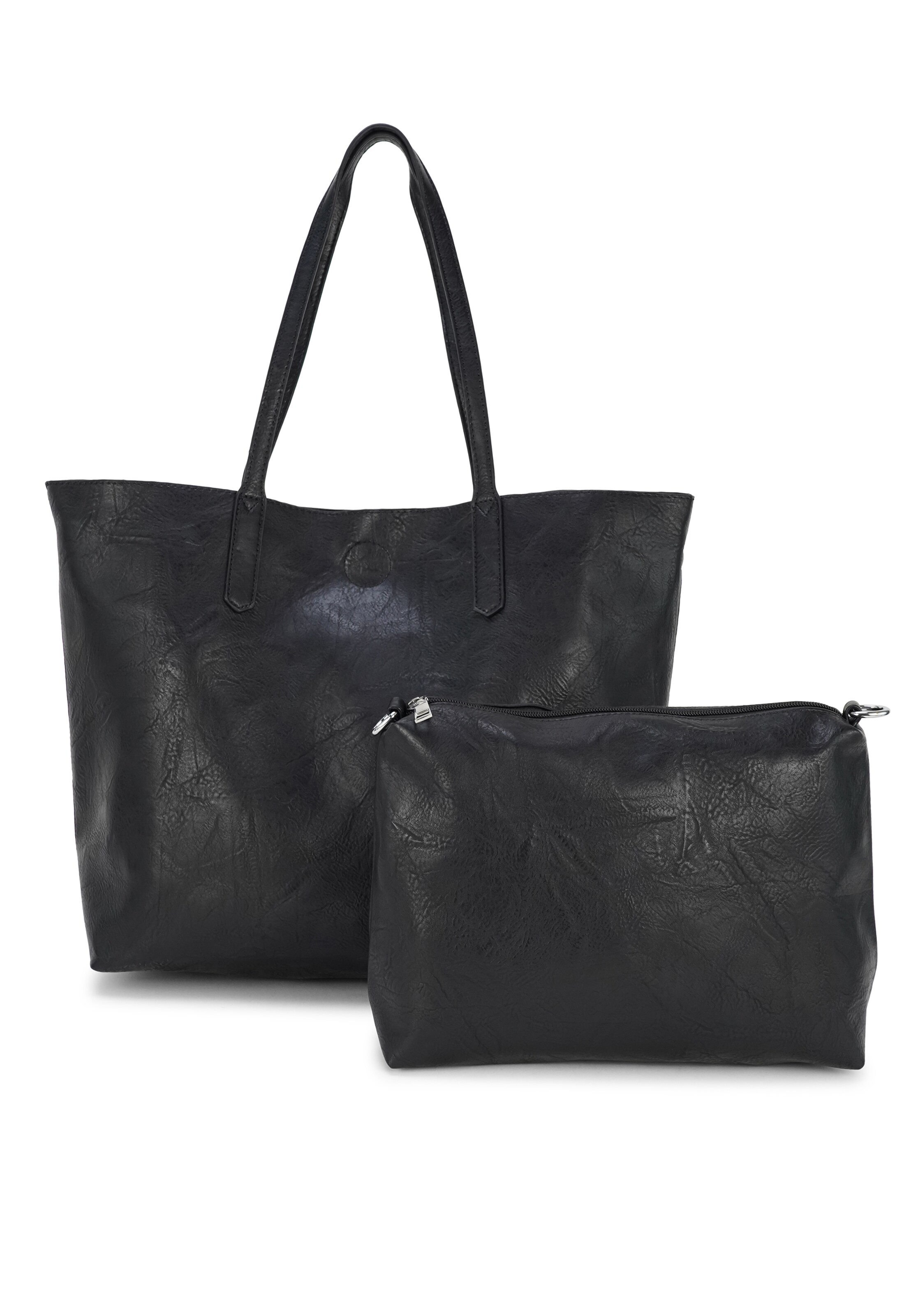 HARPA Shopper in Black: front
