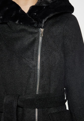 Manteau mi-saison Usha en noir