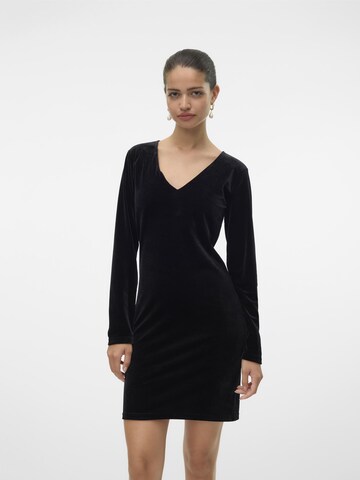 VERO MODA Jurk 'EFFIE' in Zwart: voorkant