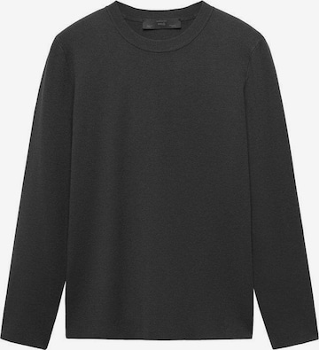 MANGO MAN Pullover 'Luxus' in Grau: predná strana