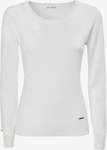 Influencer Neulepaita värissä valkoinen: etupuoli