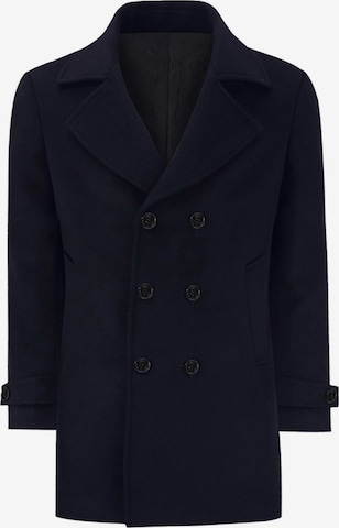 ALLTHEMEN Winter Coat 'Winterglanz' in Blue: front