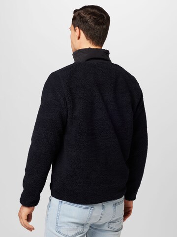 INDICODE JEANS Fleece jacket 'Burke' in Black