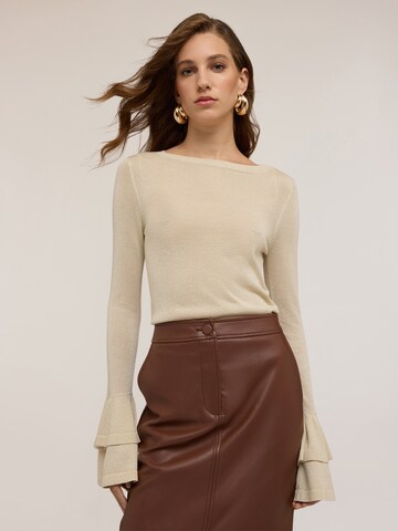 MOTIVI Sweater in Beige