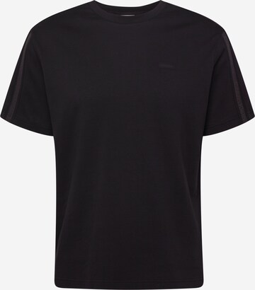 Calvin Klein - Camiseta en negro: frente