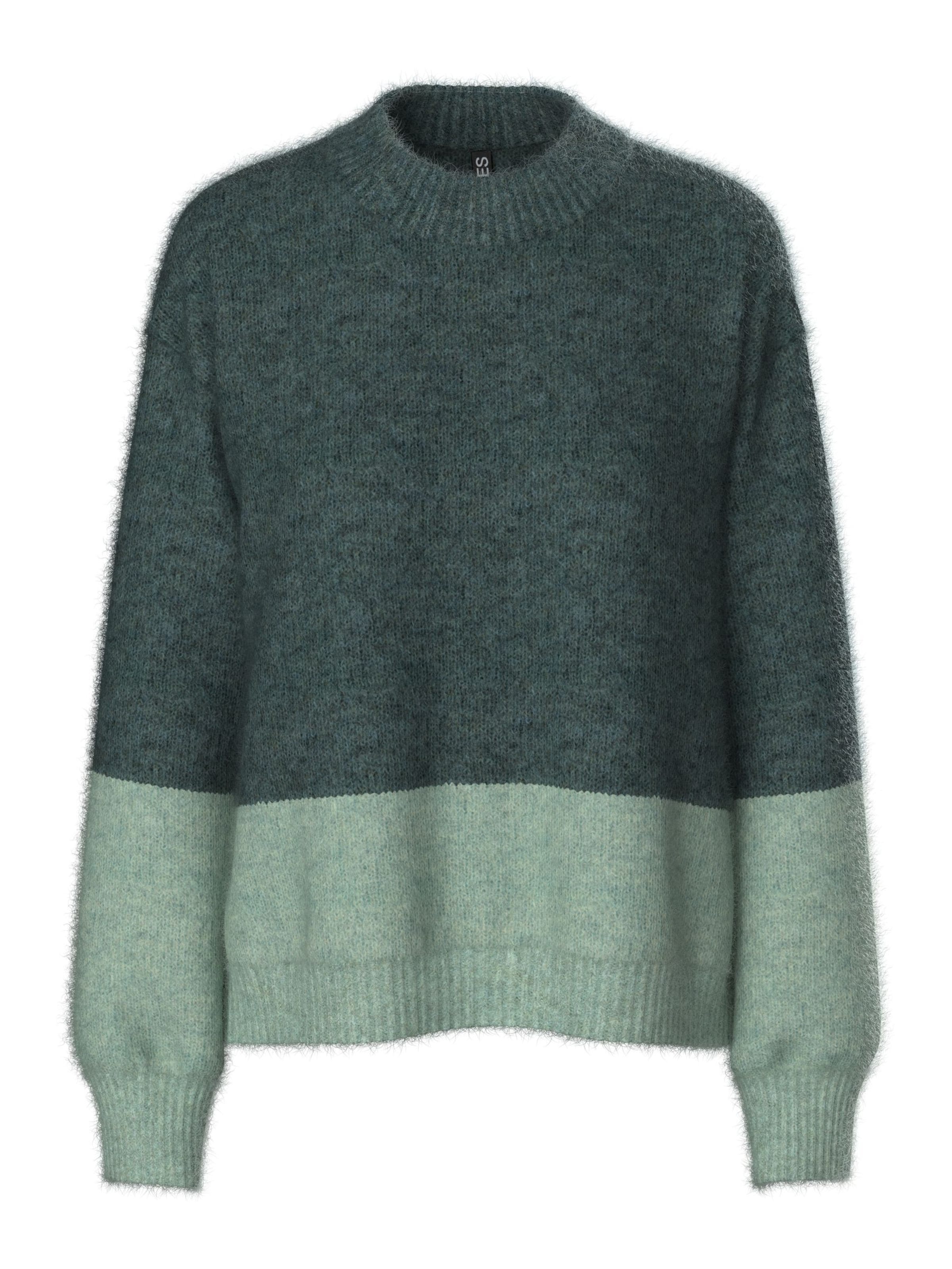 PIECES Sweater 'PCIvy' in Green: front