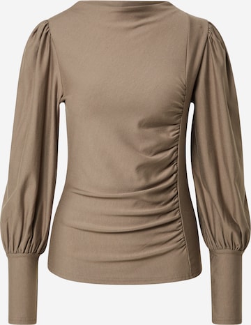 Gestuz Tričko 'GZRifa' - Hnedá: predná strana