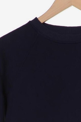 Organic Basics Sweatshirt & Zip-Up Hoodie in XS in Blue