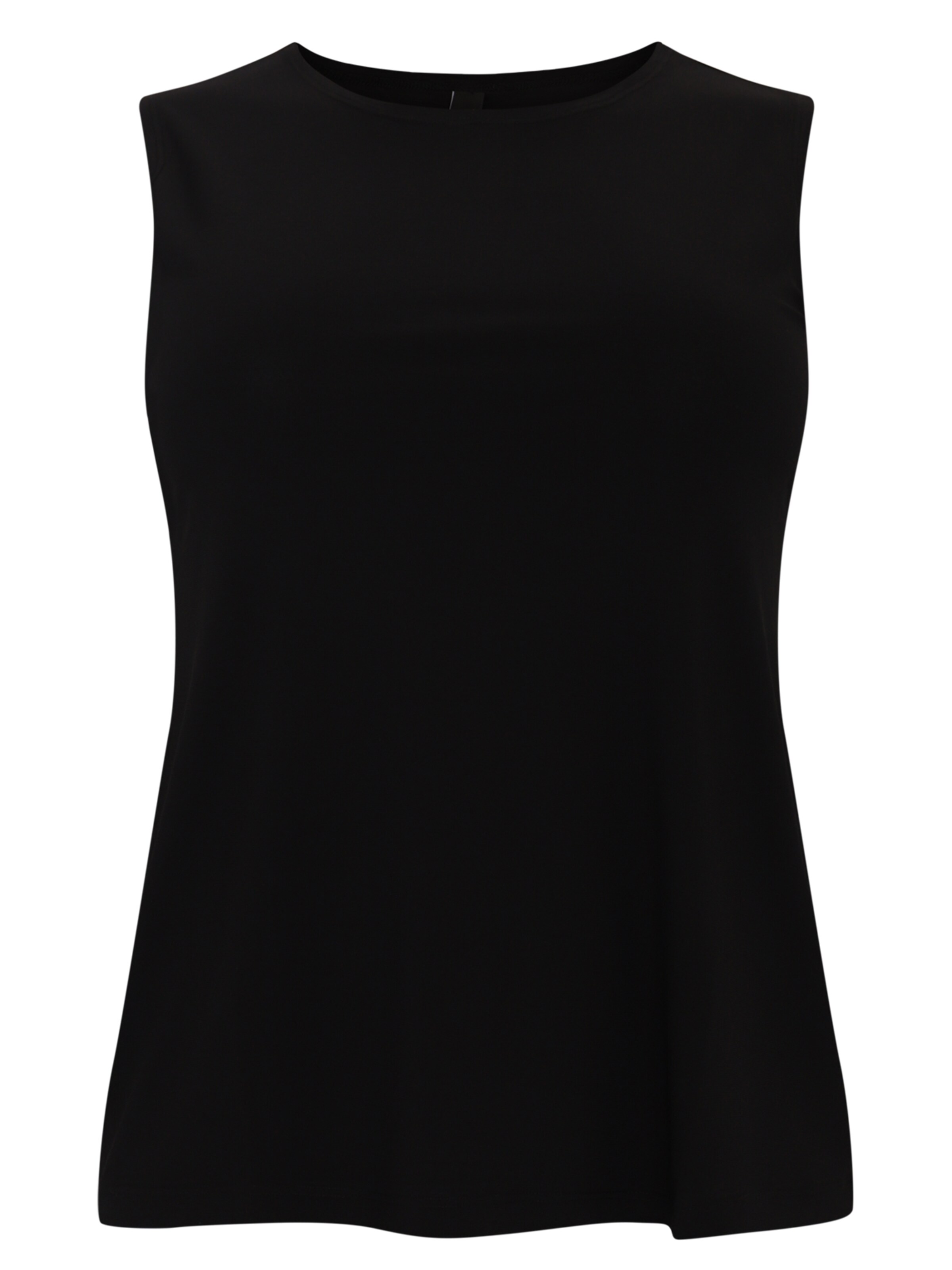 YOEK Top in Zwart: voorkant