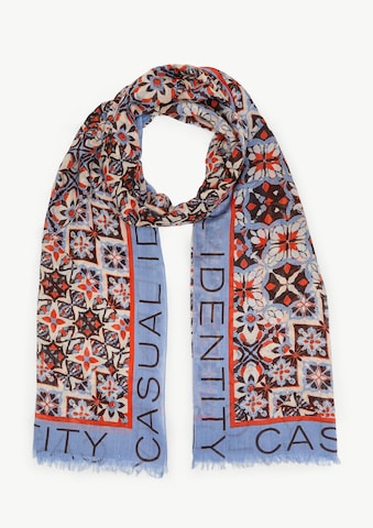 comma casual identity Scarf in Blue: front