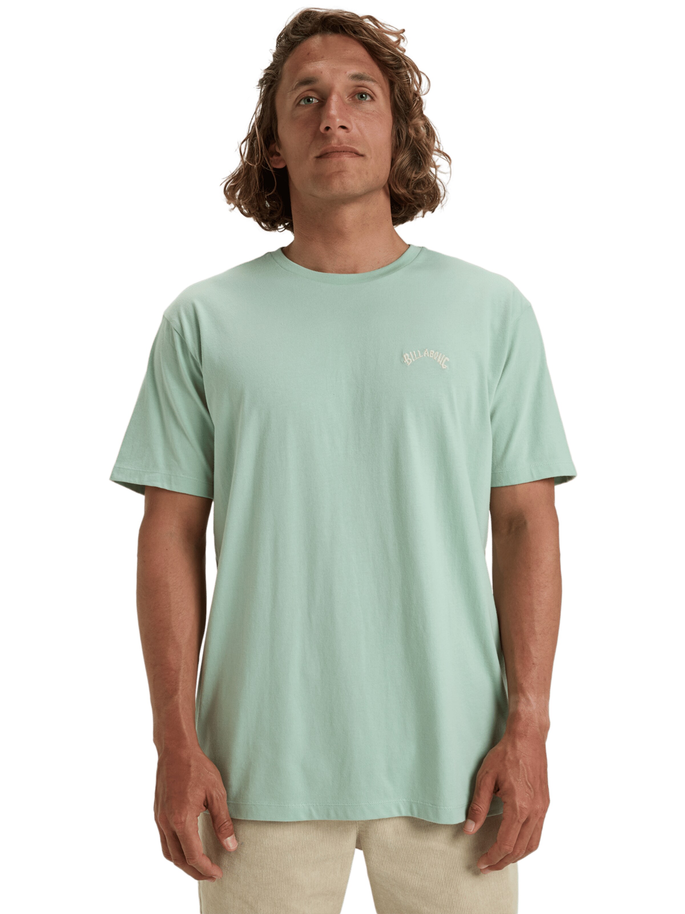T-Shirt BILLABONG en vert : devant