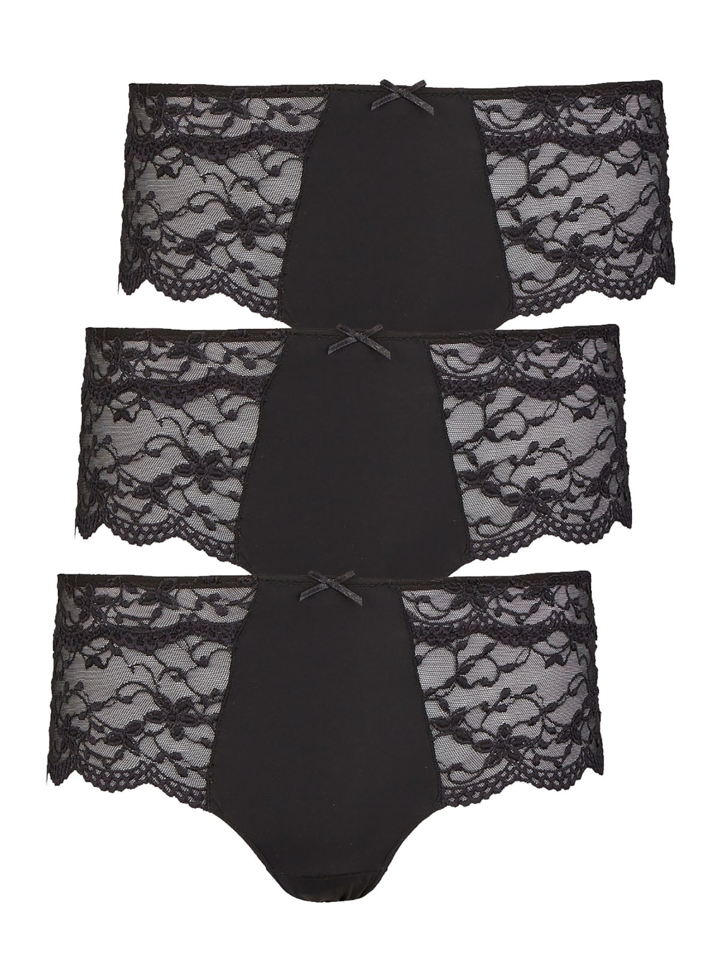 Nina von C. Panty 'Silver Edition' in Schwarz: Vorderseite