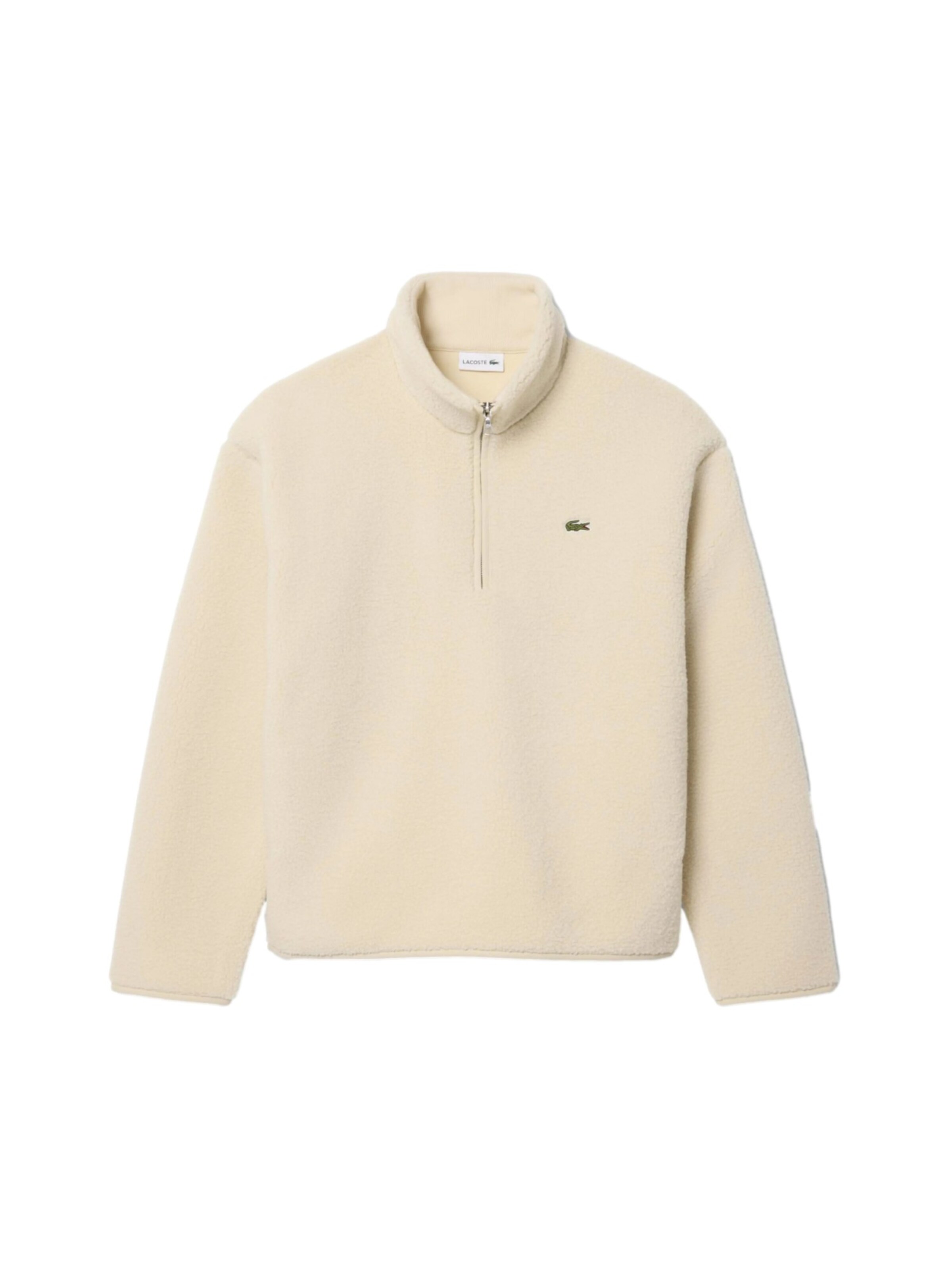 Sweat-shirt LACOSTE en beige : devant