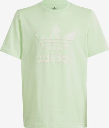 ADIDAS ORIGINALS Shirt in Green: front