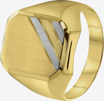 Lucardi Ring in Goud: voorkant